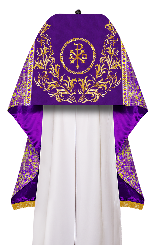 Humeral Veil Vestment with Embroidery Motif