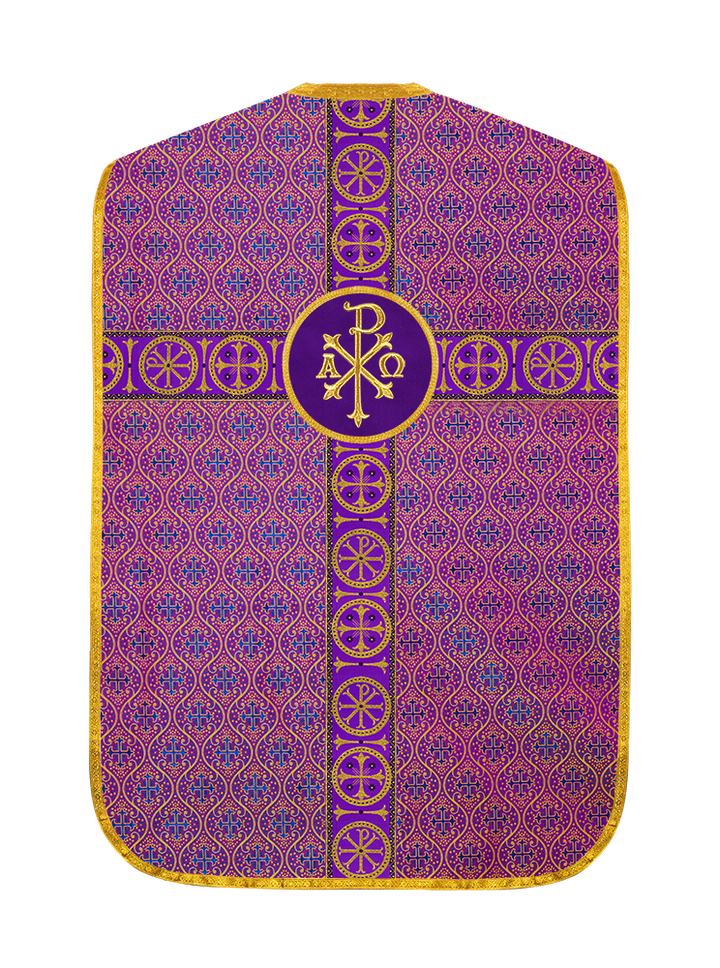 Roman Chasuble with Adorned Orphrey