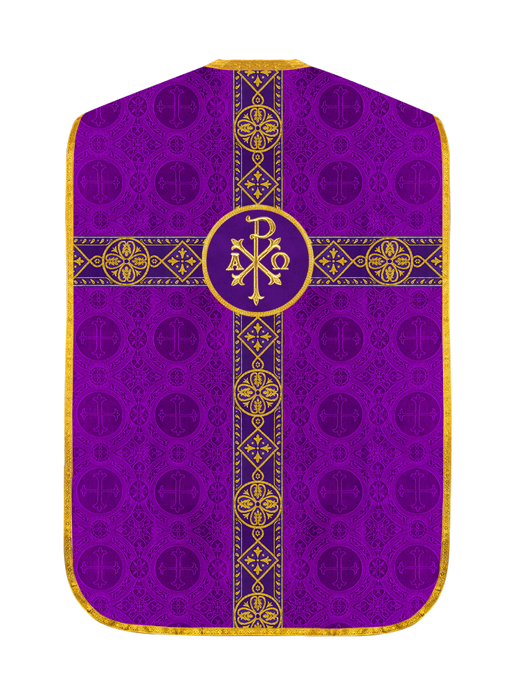 Embroidered Roman Chasuble Vestment