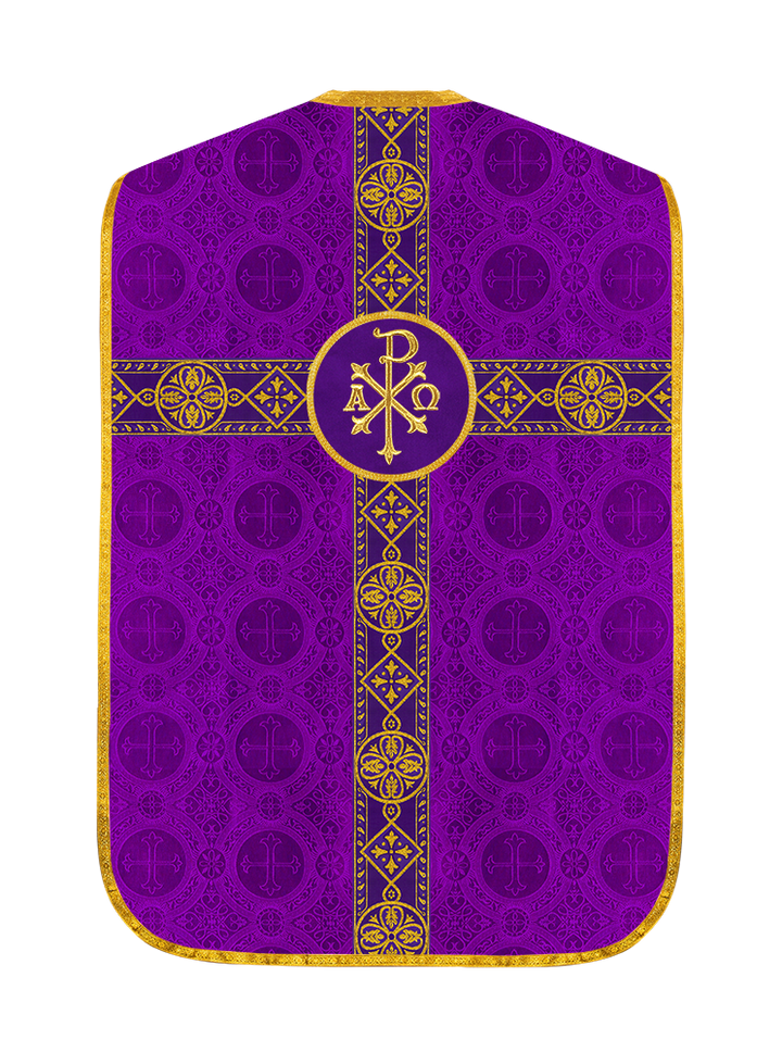 Embroidered Roman Chasuble Vestment