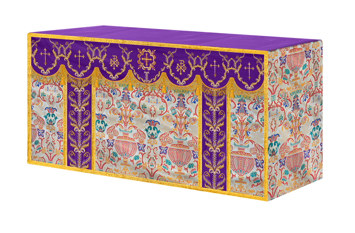 Tapestry Altar Cloth with Liturgical Motif