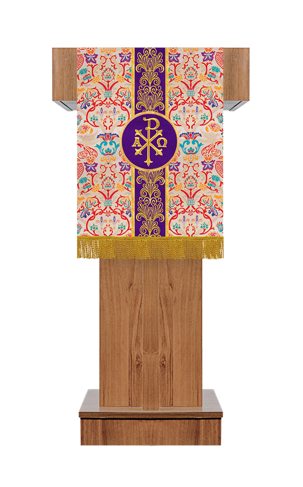 Tapestry Pulpit/Lectern with Spiritual Motif