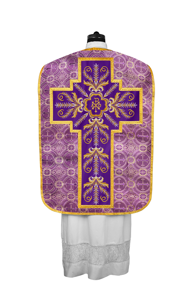 Roman Chasuble with liturgical motifs