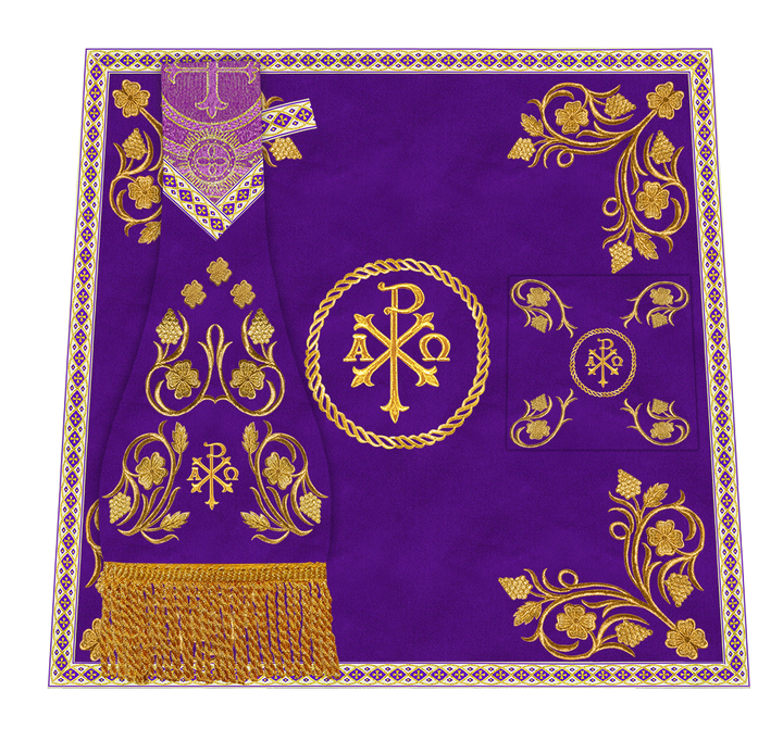 Grapes Embroidery Mass set with Motif