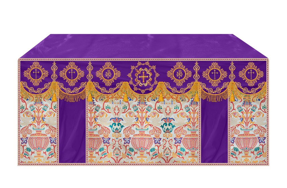 Embroidered Tapestry Altar Cloth