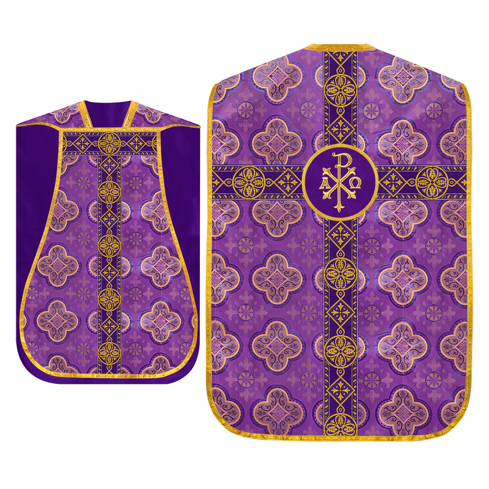 Embroidered Roman Chasuble Vestment