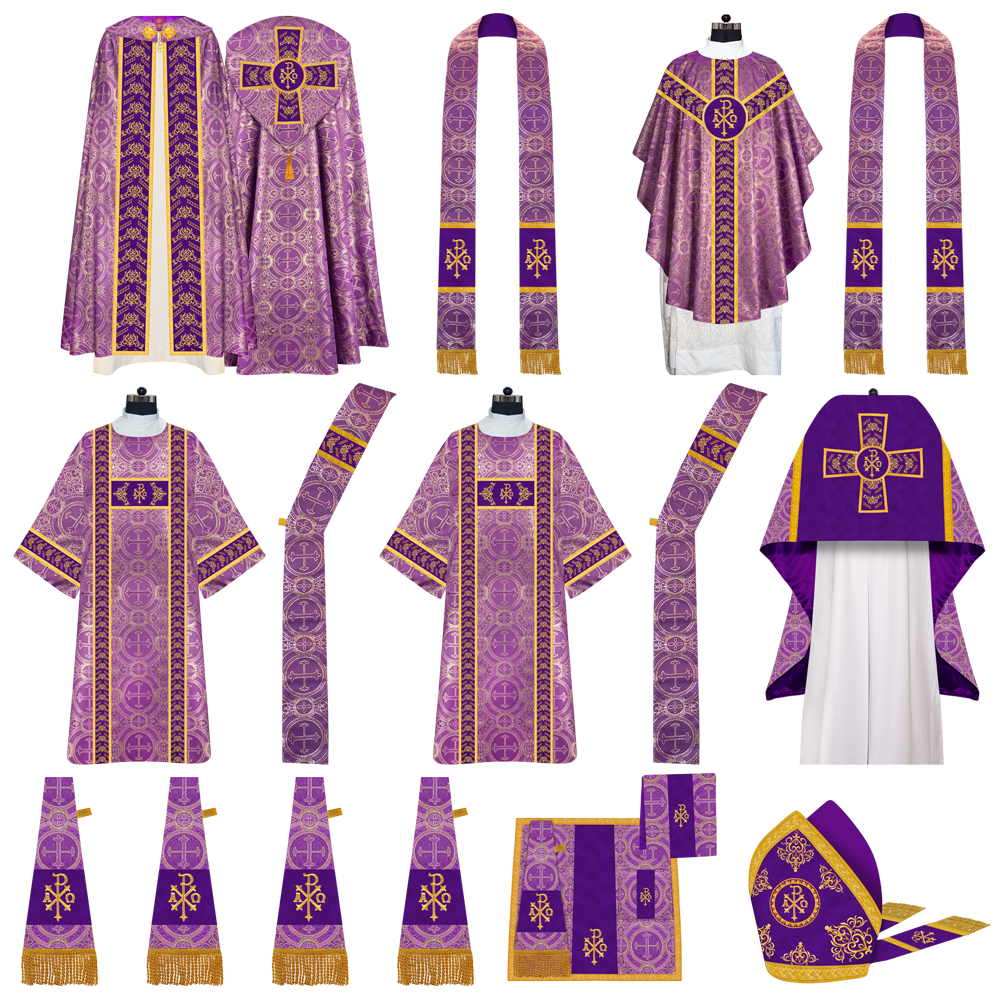 Gothic Highline Mass Set with Embroidered Orphrey