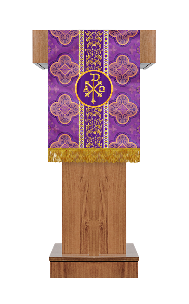 Altar Cloth with Liturgical Motif and Trims