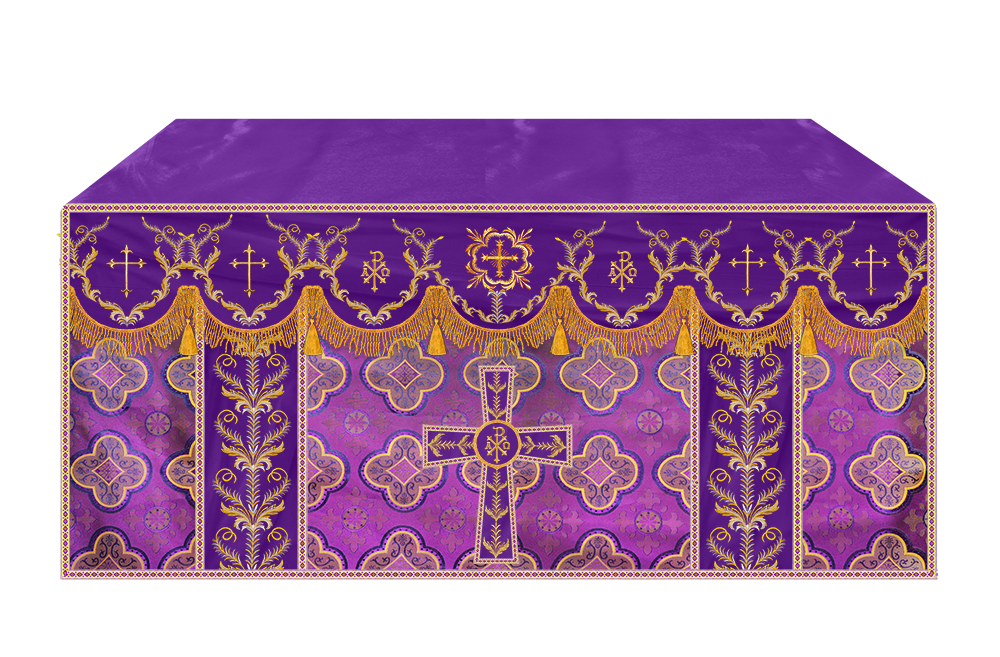 Church Altar Parament with Trims