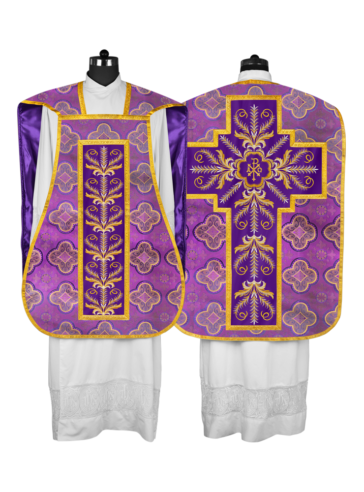 Roman Chasuble with liturgical motifs