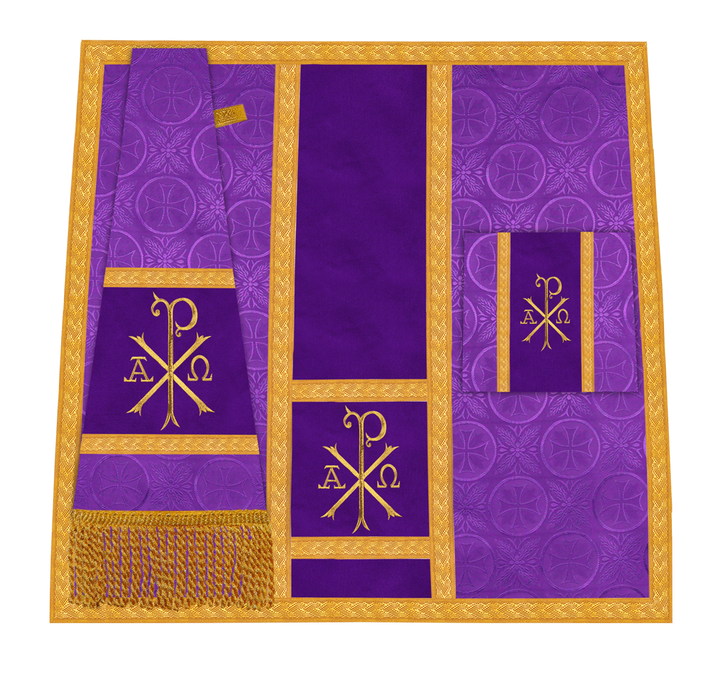 Mass Set adorned with Liturgical Motif