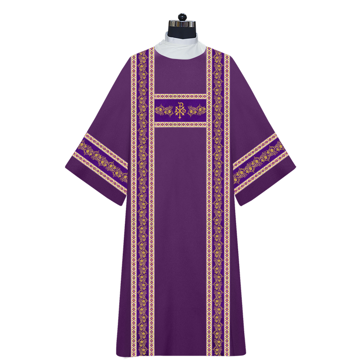 Dalmatics Vestments Adorned With Braids and Trims