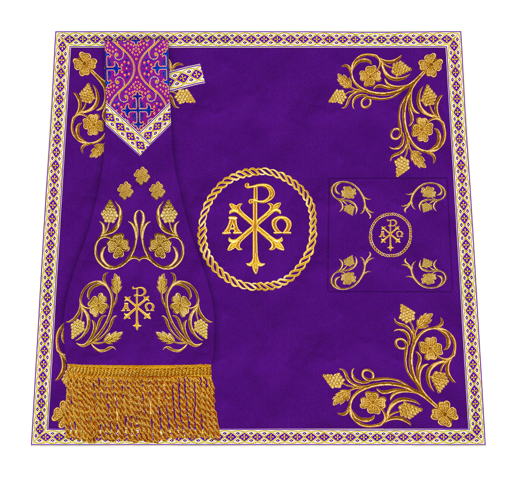 Grapes Embroidery Mass set with Motif