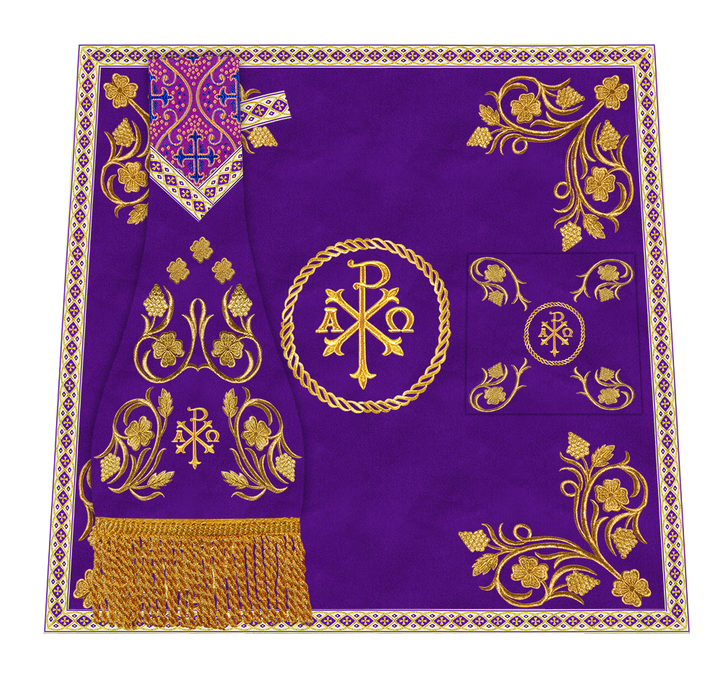 Grapes Embroidery Mass set with Motif