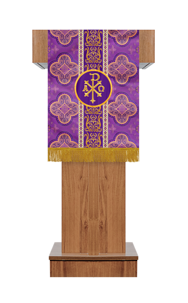 Communion Table Cloth with Embroidered Trims