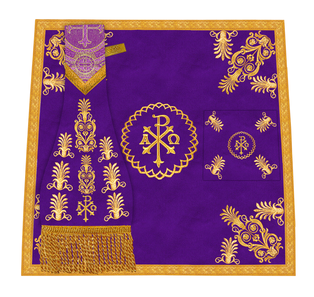 Mass set with solemn designs