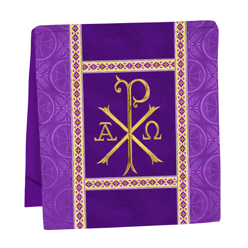 Altar Mass Set with Detailed Motif Embroidery