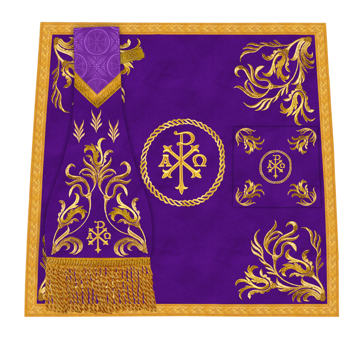 Liturgical Mass Set with Embroidered Details