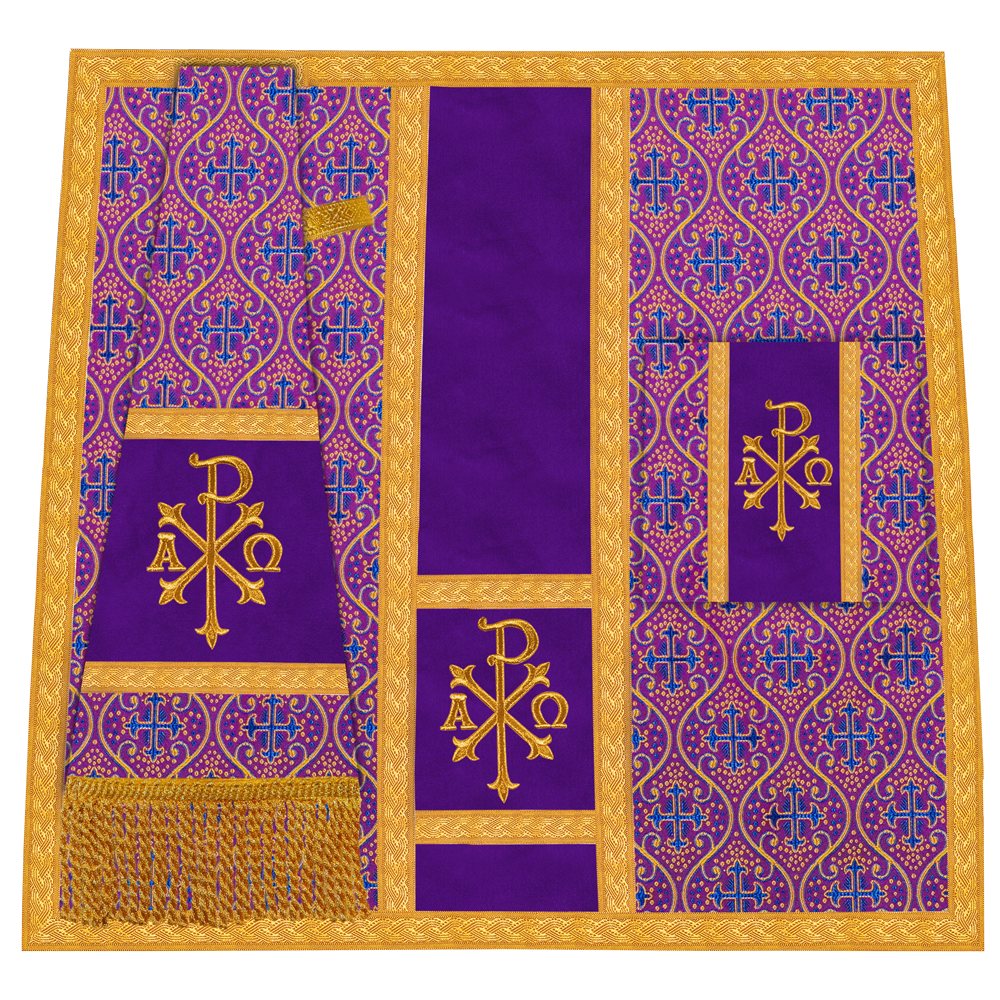 Roman chasuble with Motif and Trims