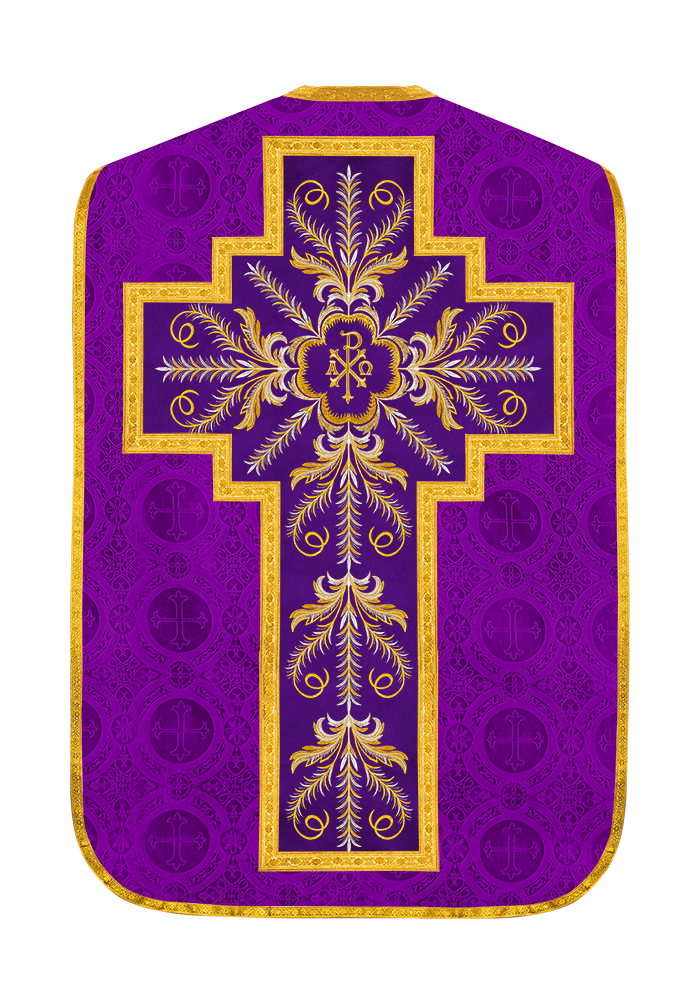 Roman Chasuble with liturgical motifs