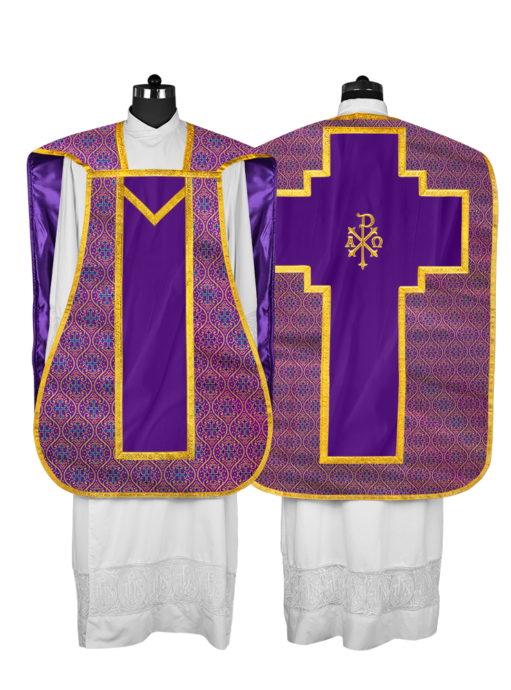 Fiddleback with spiritual motif