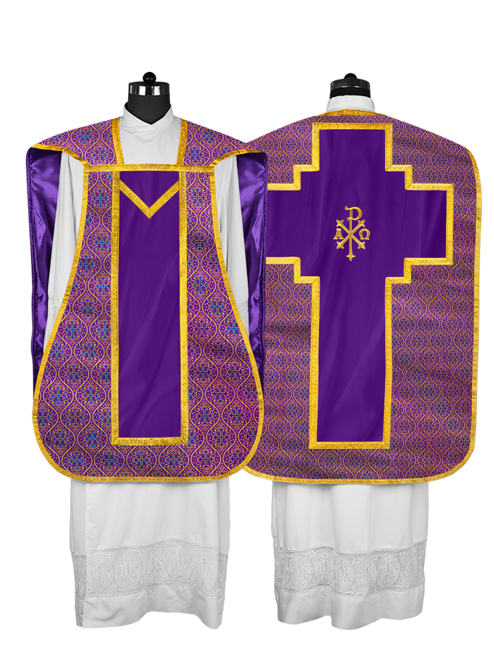 Fiddleback with spiritual motif