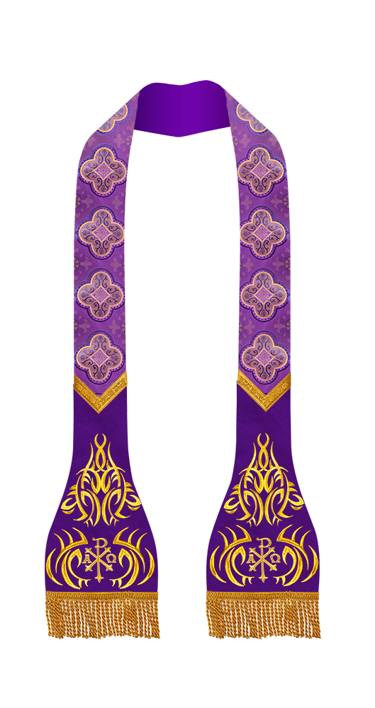 Roman Stole with Spiritual motif