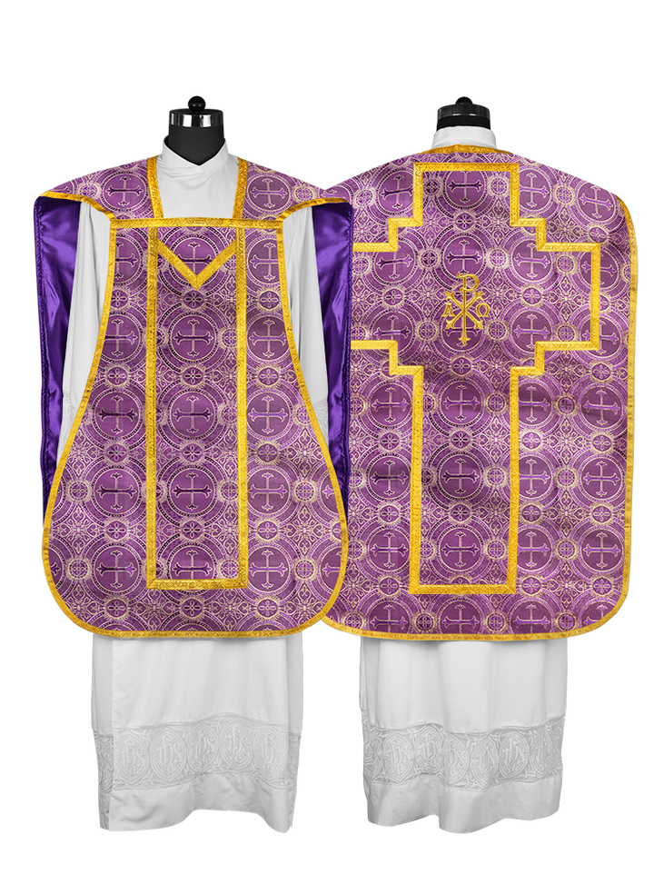 Roman Chasuble with adorned motif