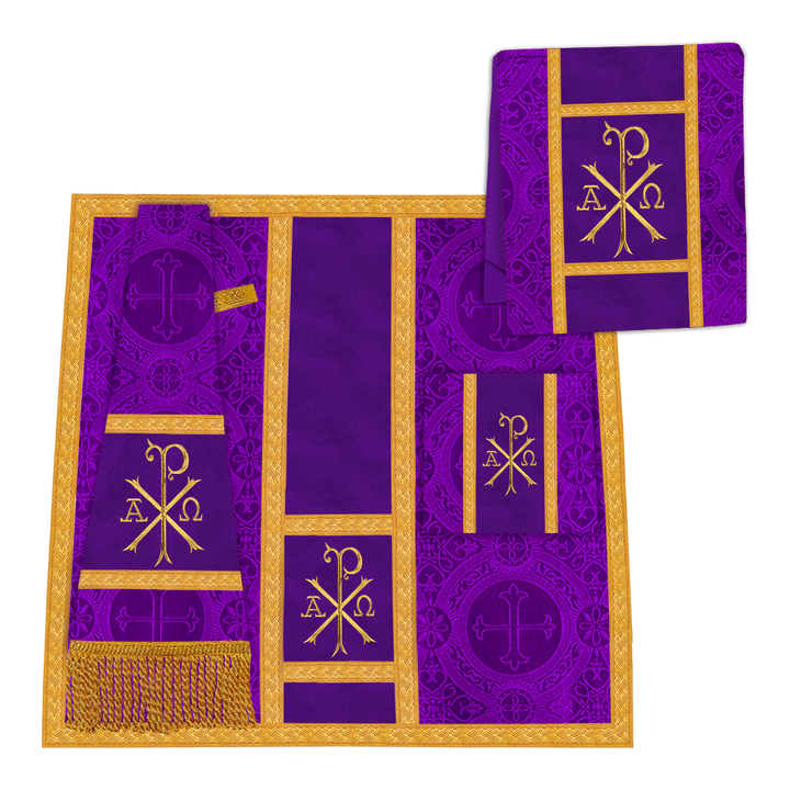 Liturgical Cope Vestments with Ornate Trims