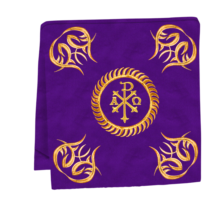 Liturgical Altar Table Cloth with Elegant Embroidery Trims