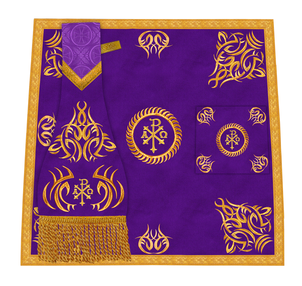 Altar Mass Set adorned with Spiritual embroidery