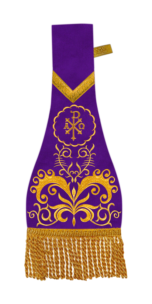 Roman chasuble with adorned embroidery