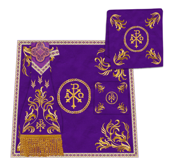 Liturgical Borromean Chasuble With Detailed Embroidery and Trims