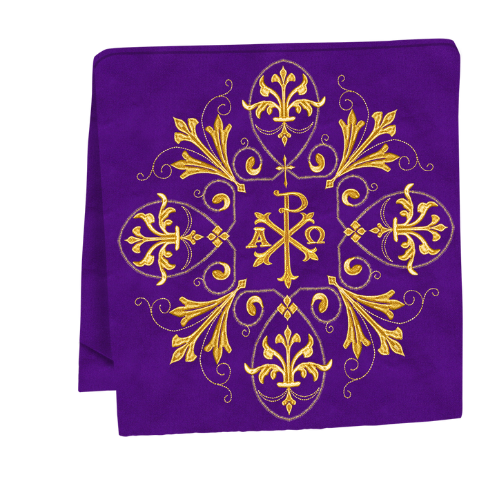 Set of Four Catholic Roman Chasuble with Spiritual Motif