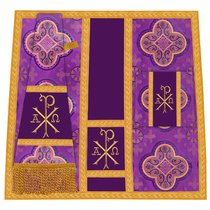 Gothic Chasuble with Cross Braided Trims