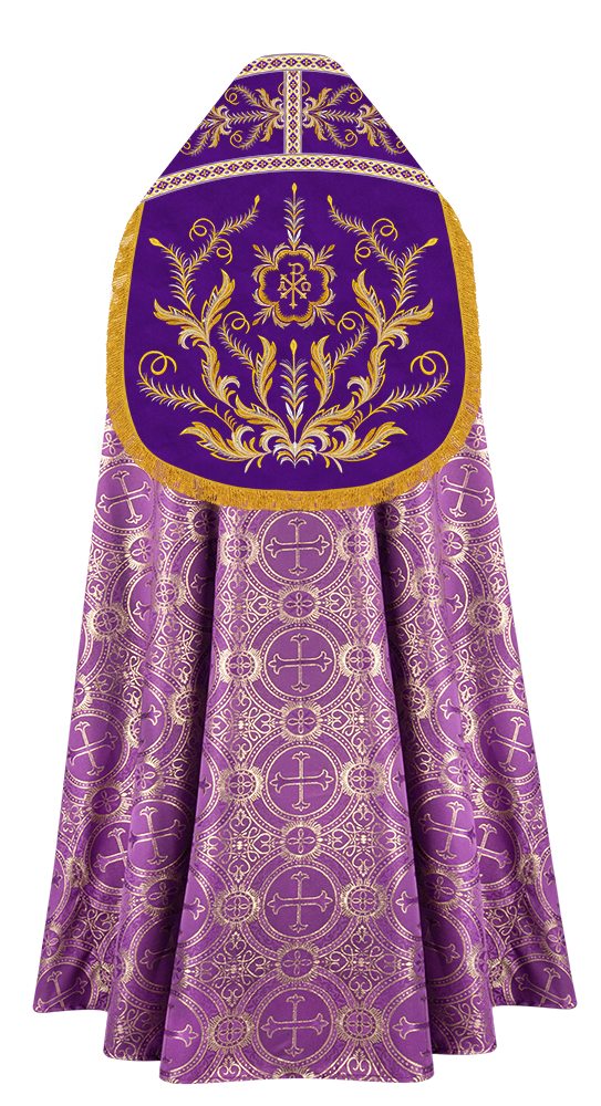 Traditional Embroidered Roman Cope Vestment