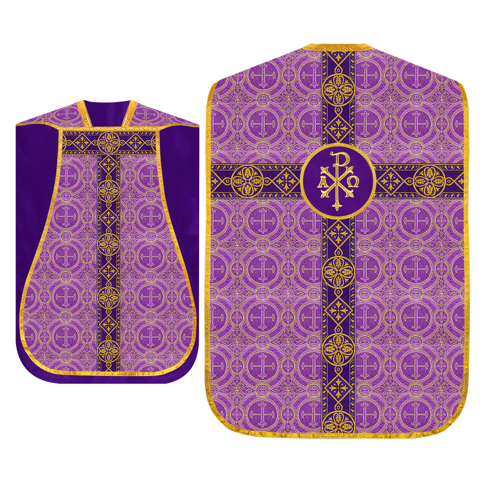 Embroidered Roman Chasuble Vestment