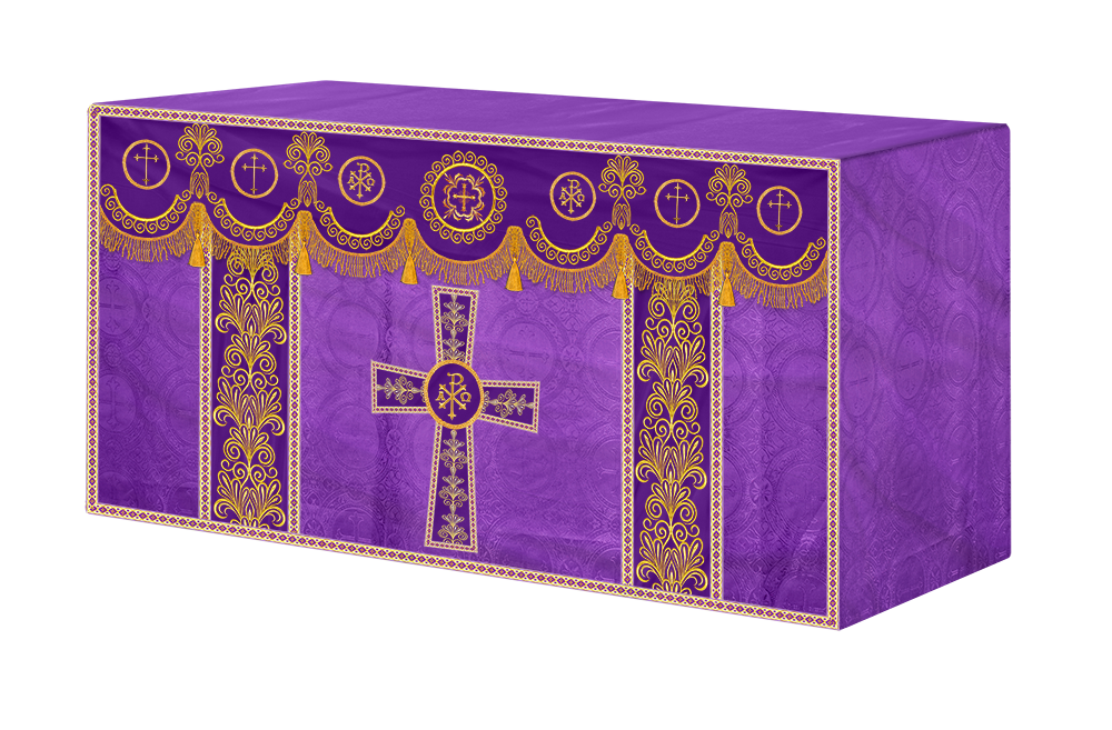 Altar Parament with Motif and Trims