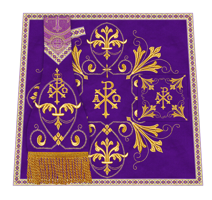 Spiritual Embroidery Mass Set Vestment