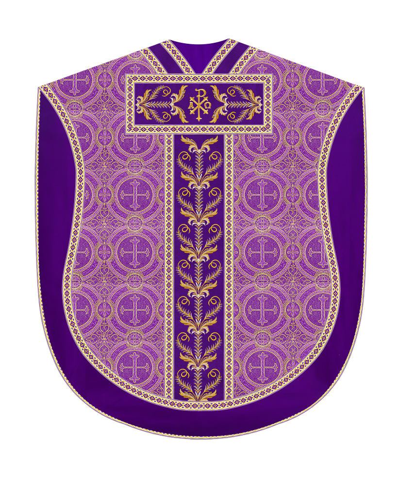 Borromean Chasuble Vestment With Liturgical Trims