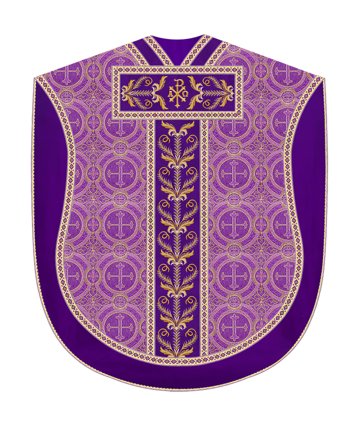 Borromean Chasuble Vestment With Liturgical Trims