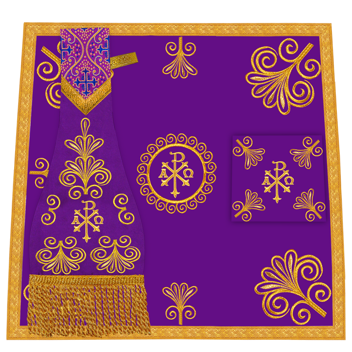Borromean Chasuble with Embroidered Lace