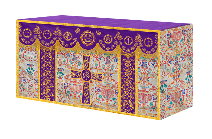 Tapestry Altar Cloth with Embroidered Orphrey