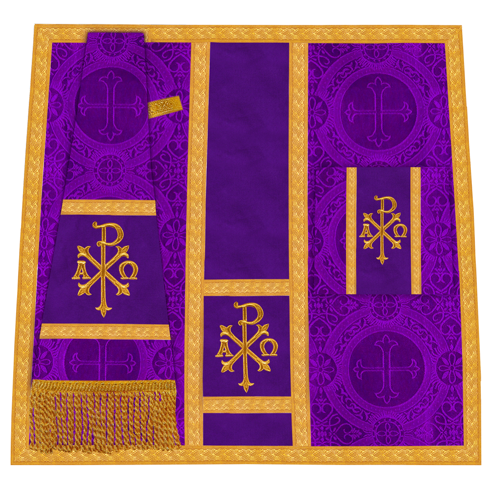 Roman chasuble with Motif and Trims