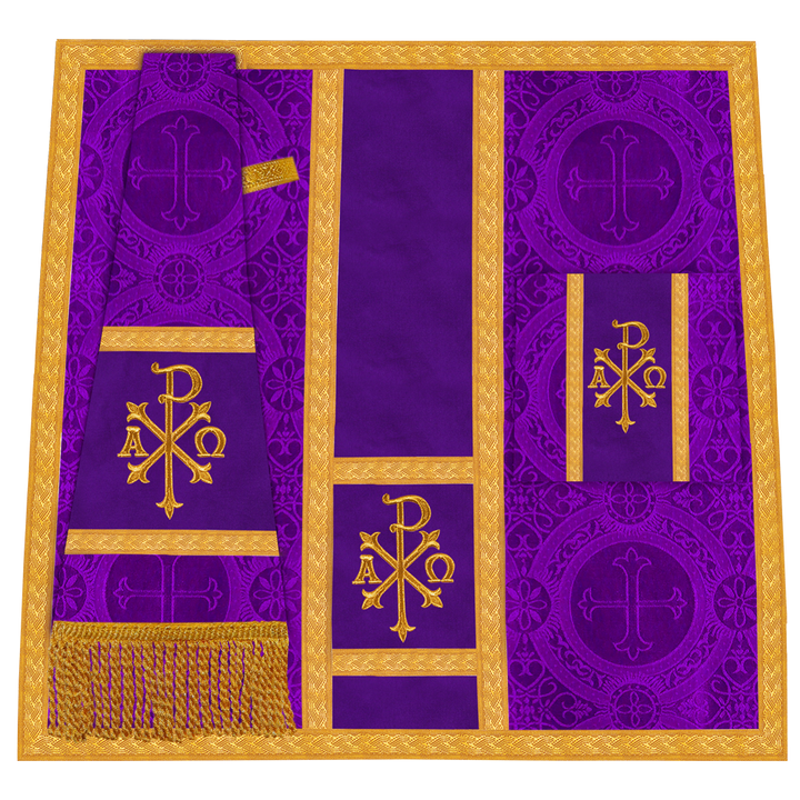 Roman chasuble with Motif and Trims