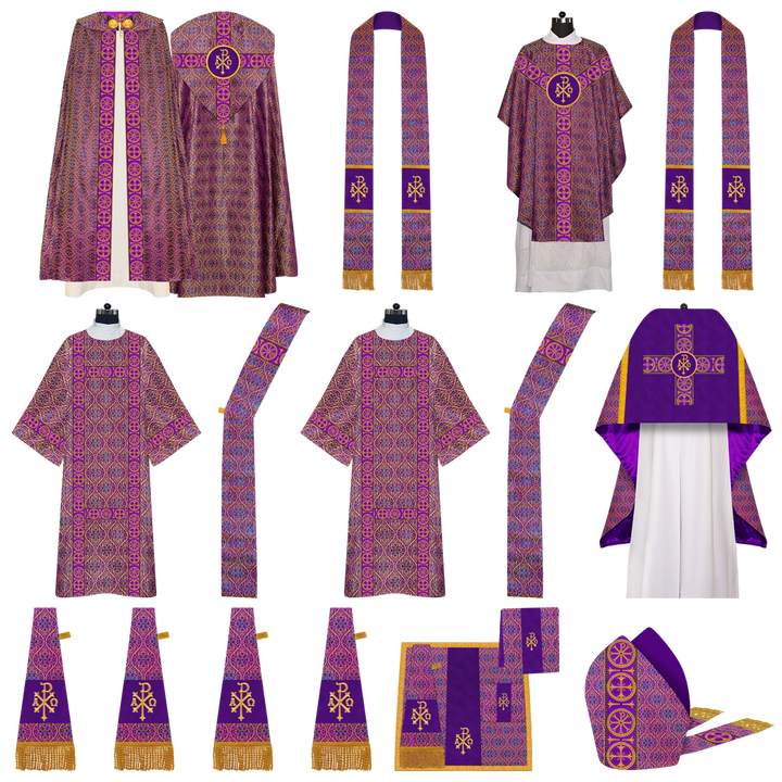 Gothic Highline Mass Set with Embroidered Motif and Trims