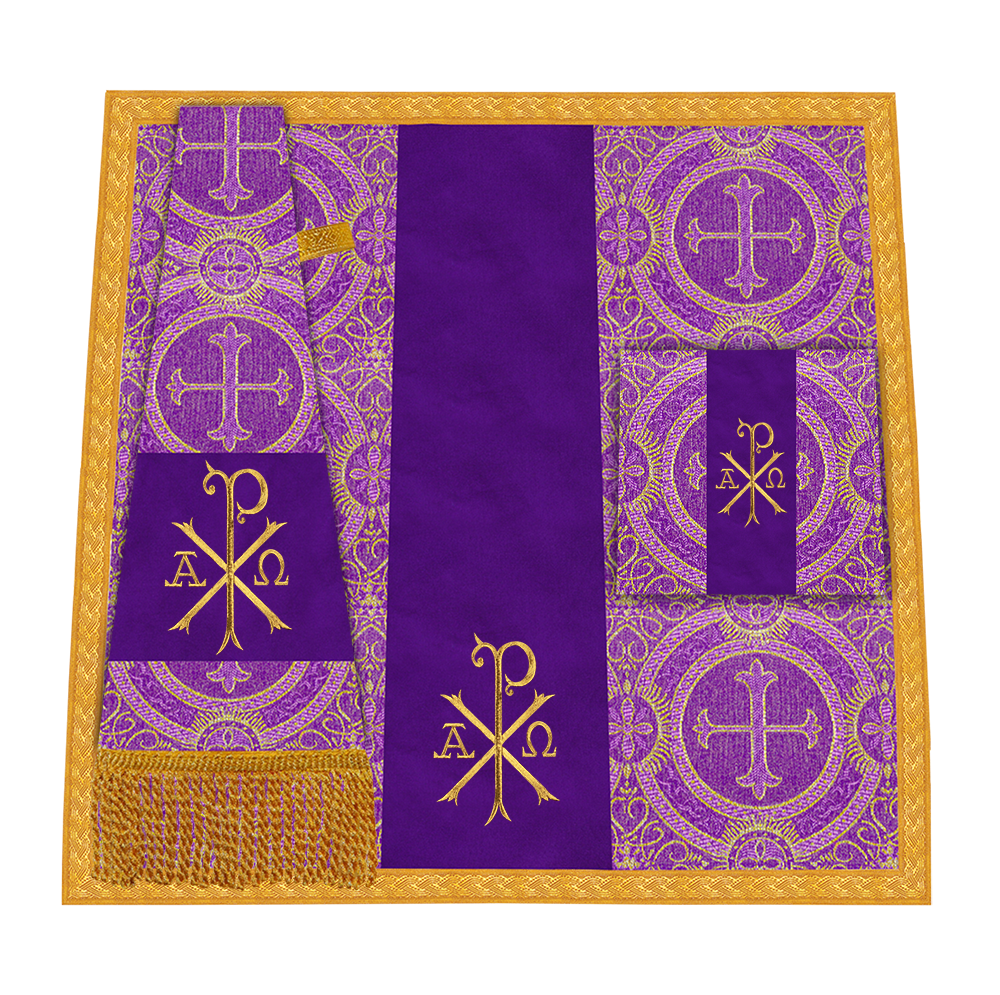 Liturgical Altar Mass Set with adorned motif