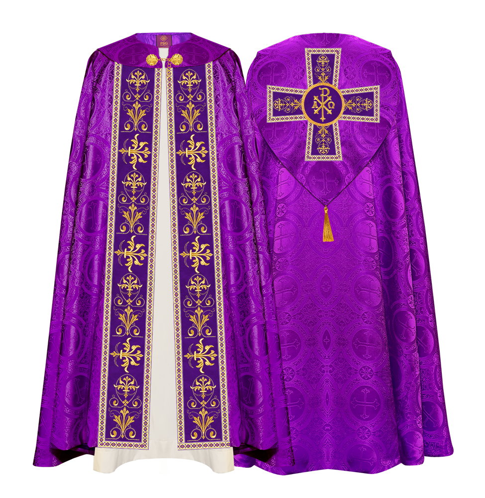 Gothic Cope Vestments With Colour Trims