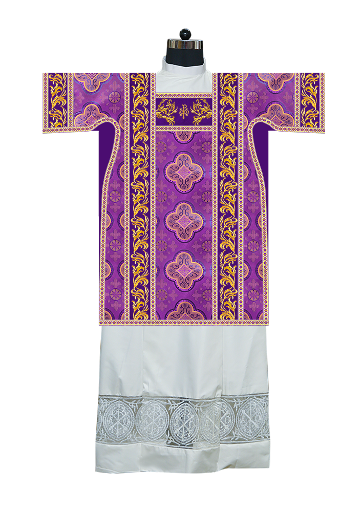 Tunicle Vestment with Woven Braids