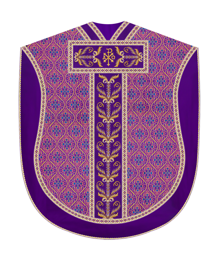 Borromean Chasuble Vestment With Liturgical Trims